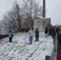 "That concludes today's ceremony." Off to lunch at the Elks Lodge.